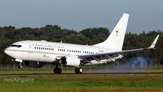 Equatorial Guinean Government Boeing 737-7FB(BBJ) (3C-EGE) at  Hamburg - Fuhlsbuettel (Helmut Schmidt), Germany