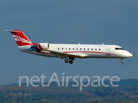 Airzena Georgian Airways Bombardier CRJ-200LR (4L-TGB) at  Cologne/Bonn, Germany