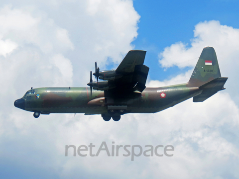 Indonesian Air Force (TNI-AU) Lockheed C-130H-30 Hercules (A-1320) at  Palembang - Sultan Mahmud Badaruddin II International, Indonesia