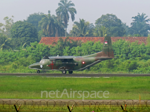 Indonesian Air Force (TNI-AU) Indonesian Aerospace NC212i (A-2114) at  Palembang - Sultan Mahmud Badaruddin II International, Indonesia