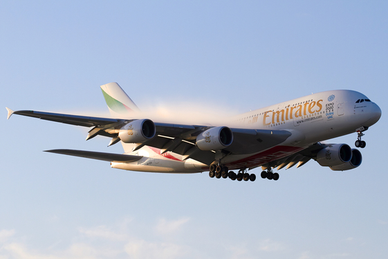 Emirates Airbus A380-861 (A6-EEB) at  London - Heathrow, United Kingdom