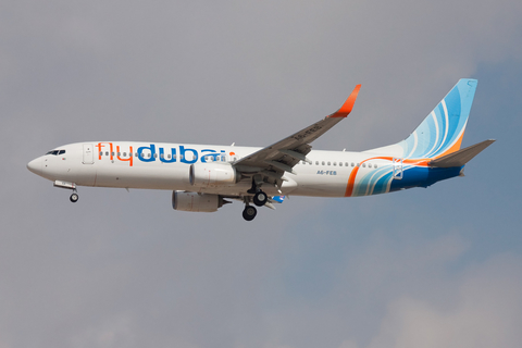 Flydubai Boeing 737-8KN (A6-FEB) at  Dubai - International, United Arab Emirates