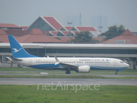 Xiamen Airlines Boeing 737-8 MAX (B-1288) at  Jakarta - Soekarno-Hatta International, Indonesia