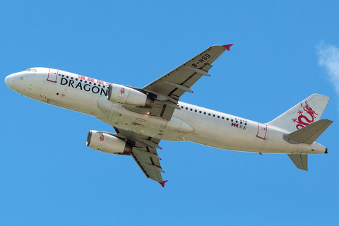 Dragonair Airbus A320-232 (B-HSD) at  Hong Kong - Chek Lap Kok International, Hong Kong