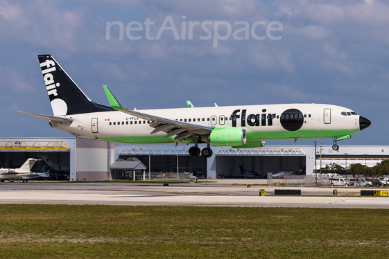 Flair Airlines Boeing 737-86N (C-FFLA) at  Ft. Lauderdale - International, United States