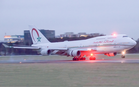 Moroccan Government Boeing 747-428 (CN-RGA) at  Hamburg - Fuhlsbuettel (Helmut Schmidt), Germany