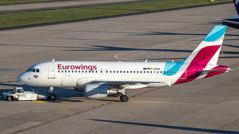 Eurowings Airbus A319-112 (D-ABGM) at  Cologne/Bonn, Germany