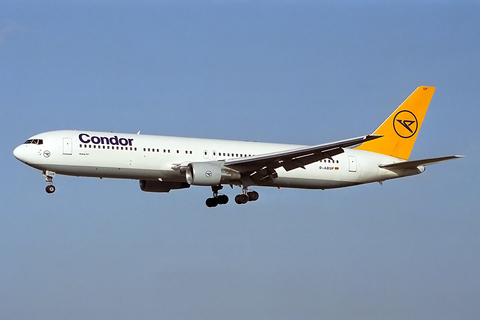 Condor Boeing 767-330(ER) (D-ABUF) at  Hamburg - Fuhlsbuettel (Helmut Schmidt), Germany
