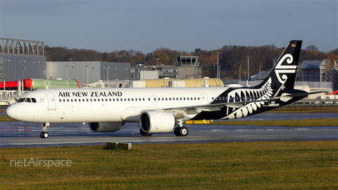 Air New Zealand Airbus A321-271NX (D-AVXM) at  Hamburg - Finkenwerder, Germany