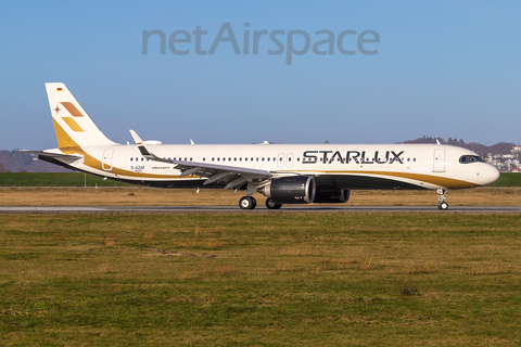 Starlux Airlines Airbus A321-252NX (D-AZAF) at  Hamburg - Finkenwerder, Germany
