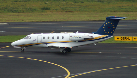 Air Traffic Cessna 650 Citation III (D-CCEU) at  Dusseldorf - International, Germany