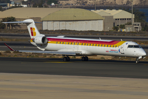 Iberia Regional (Air Nostrum) Bombardier CRJ-900ER (EC-JZU) at  Gran Canaria, Spain