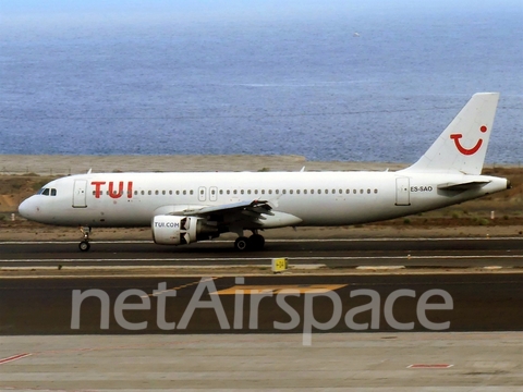 TUI Airlines Belgium (SmartLynx Airlines Estonia) Airbus A320-214 (ES-SAO) at  Tenerife Sur - Reina Sofia, Spain