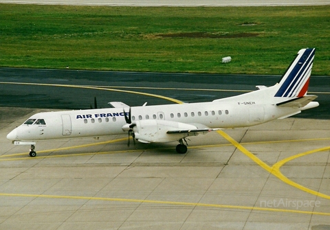 Air France (Régional) SAAB 2000 (F-GNEH) at  Dusseldorf - International, Germany