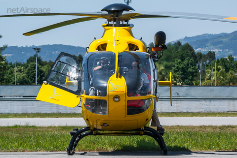 SAF Helicopteres Eurocopter EC135 T1 (F-HJAF) at  Braga, Portugal