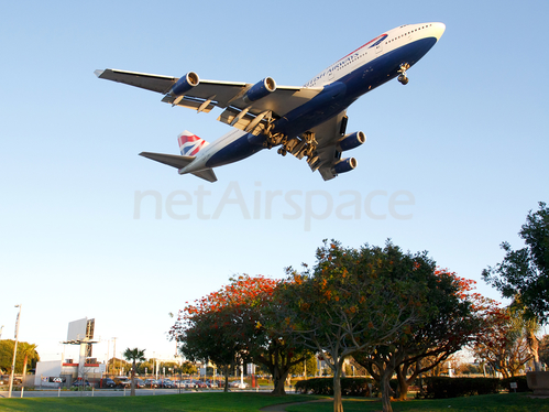 British Airways Boeing 747-436 (G-BNLY) at  Los Angeles - International, United States