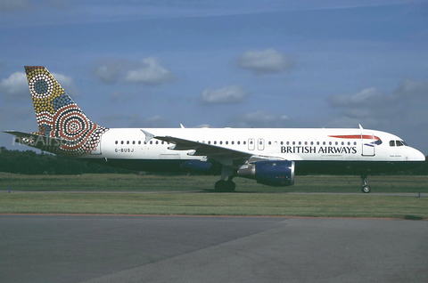 British Airways Airbus A320-211 (G-BUSJ) at  Hamburg - Fuhlsbuettel (Helmut Schmidt), Germany