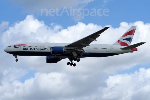 British Airways Boeing 777-236(ER) (G-YMME) at  London - Gatwick, United Kingdom