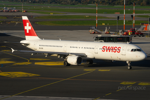 Swissair Airbus A321-111 (HB-IOD) at  Hamburg - Fuhlsbuettel (Helmut Schmidt), Germany