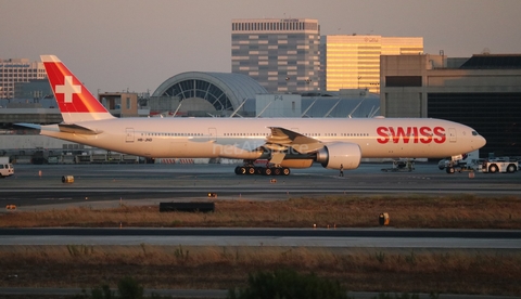 Swiss International Airlines Boeing 777-3DE(ER) (HB-JND) at  Los Angeles - International, United States