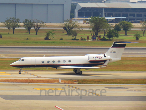 MJets Gulfstream G-V (HS-WEH) at  Bangkok - Don Mueang International, Thailand