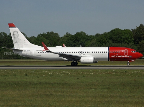 Norwegian Air Shuttle Boeing 737-8Q8 (LN-NOD) at  Hamburg - Fuhlsbuettel (Helmut Schmidt), Germany