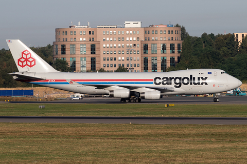 Cargolux Boeing 747-4R7F (LX-UCV) at  Luxembourg - Findel, Luxembourg