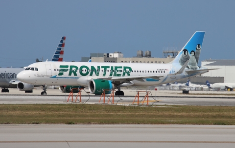 Frontier Airlines Airbus A320-251N (N344FR) at  Miami - International, United States