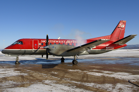 Northwest Airlink (Mesaba Airlines) SAAB 340B+ (N402XJ) at  La Crosse - Regional, United States