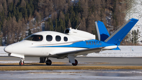 (Private) Cirrus SF50 Vision Jet (N474CG) at  Samedan - St. Moritz, Switzerland
