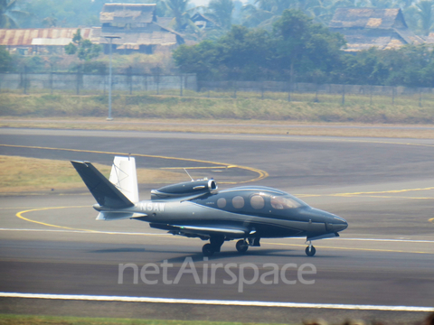(Private) Cirrus SF50 Vision Jet G2+ Arrivee (N5AW) at  Palembang - Sultan Mahmud Badaruddin II International, Indonesia