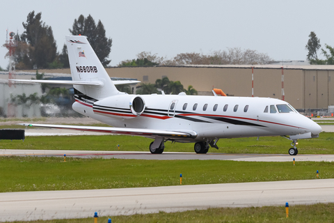 LJ Aviation Cessna 680 Citation Sovereign (N680RB) at  Naples - Municipal, United States