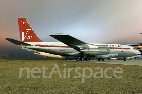 Jett Clipper Johnny Boeing 707-138B (N707JT) at  Brunswick Golden Isles Airport, United States