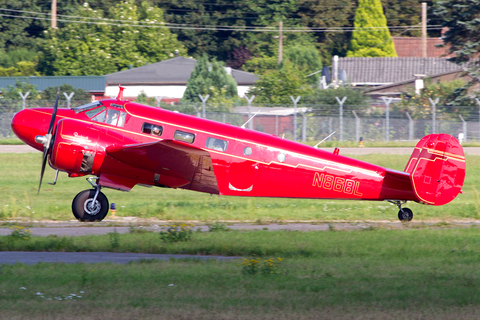 (Private) Beech D18S (N868L) at  Hamburg - Fuhlsbuettel (Helmut Schmidt), Germany