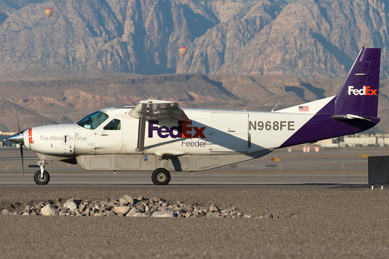 FedEx Feeder Cessna 208B Super Cargomaster (N968FE) at  Las Vegas - Harry Reid International, United States