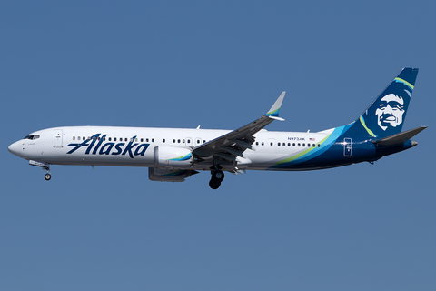 Alaska Airlines Boeing 737-9 MAX (N973AK) at  Seattle/Tacoma - International, United States