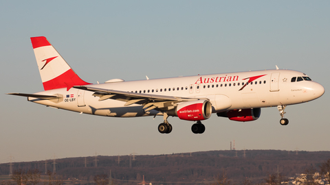 Austrian Airlines Airbus A320-214 (OE-LBY) at  Frankfurt am Main, Germany