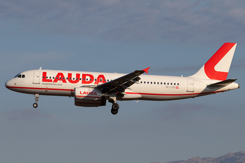 LaudaMotion Airbus A320-232 (OE-LOP) at  Palma De Mallorca - Son San Juan, Spain