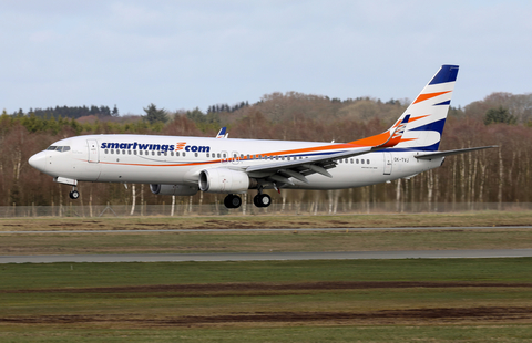 SmartWings Boeing 737-8Q8 (OK-TVJ) at  Billund, Denmark