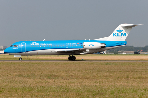 KLM Cityhopper Fokker 70 (PH-WXC) at  Amsterdam - Schiphol, Netherlands
