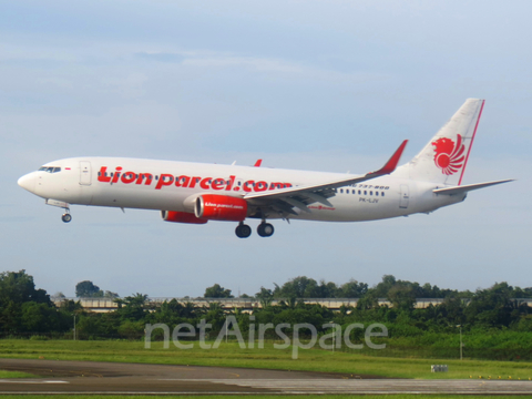 Lion Air Boeing 737-8GP (PK-LJV) at  Palembang - Sultan Mahmud Badaruddin II International, Indonesia