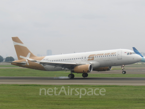 Super Air Jet Airbus A320-232 (PK-SJF) at  Jakarta - Soekarno-Hatta International, Indonesia