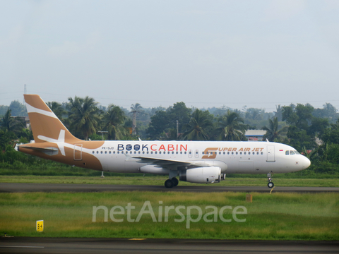 Super Air Jet Airbus A320-232 (PK-SJO) at  Palembang - Sultan Mahmud Badaruddin II International, Indonesia