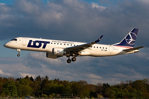 LOT Polish Airlines Embraer ERJ-190STD (ERJ-190-100STD) (SP-LMB) at  Hamburg - Fuhlsbuettel (Helmut Schmidt), Germany