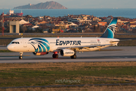 EgyptAir Airbus A321-231 (SU-GBV) at  Istanbul - Ataturk, Turkey