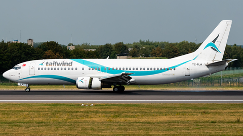 Tailwind Airlines Boeing 737-4Q8 (TC-TLA) at  Brussels - International, Belgium