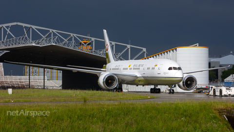 Brunei Sultan's Flight Boeing 787-8(BBJ) (V8-OAS) at  Hamburg - Fuhlsbuettel (Helmut Schmidt), Germany