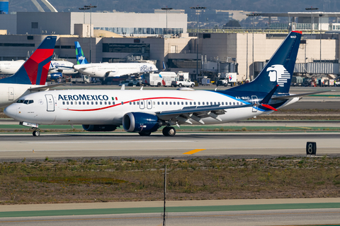 AeroMexico Boeing 737-8 MAX (XA-MAO) at  Los Angeles - International, United States
