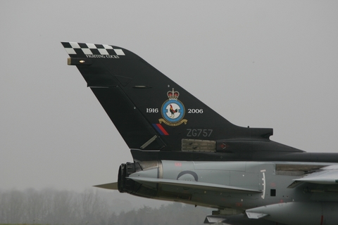 Royal Air Force Panavia Tornado F3 (ZG757) at  Florennes AFB, Belgium