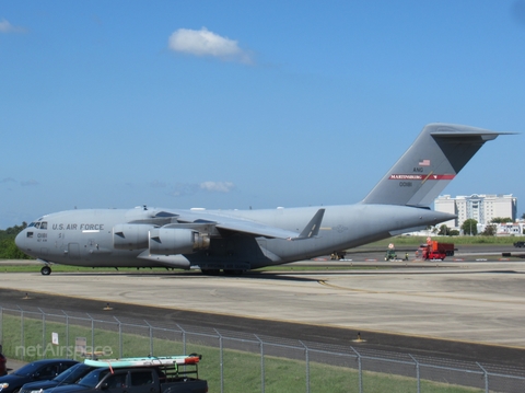 United States Air Force Boeing C-17A Globemaster III (00-0181) at  San Juan - Luis Munoz Marin International, Puerto Rico